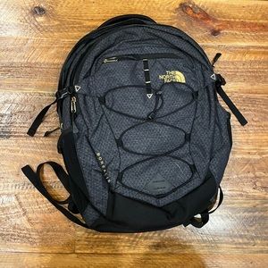 Black/Grey North Face Borealis Backpack